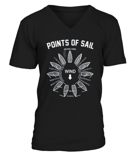 Points Of Sail V-Neck T-shirt