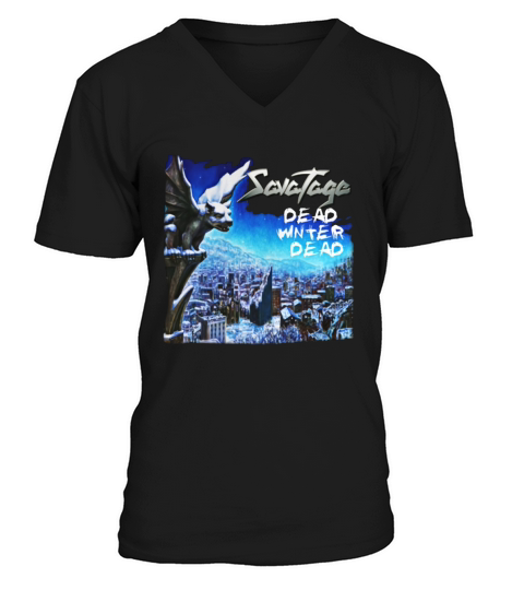 Savatage Dead Winter Dead 95 T-Shirt V-Neck T-shirt