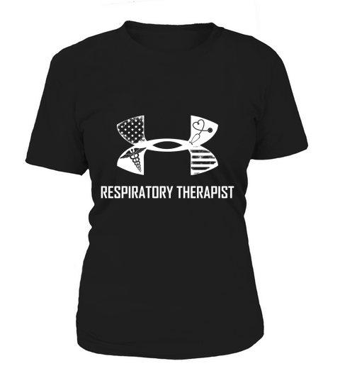 American Flag Under Armor Respiratory Therapist Women's T-Shirt