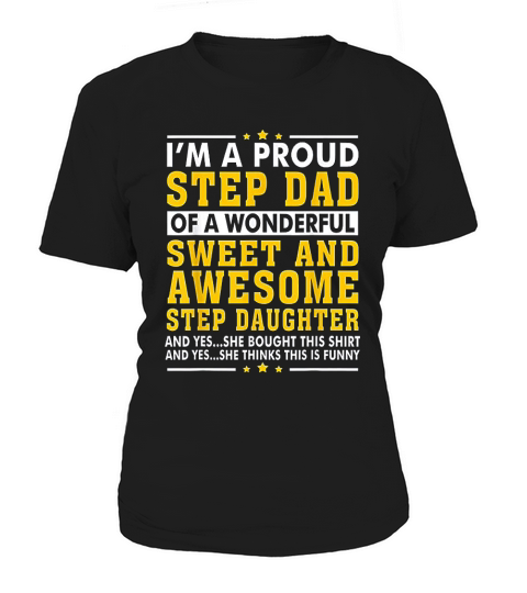 Step Dad Of A Wonderful Sweet And Awesome Step Daughter Women's T-Shirt