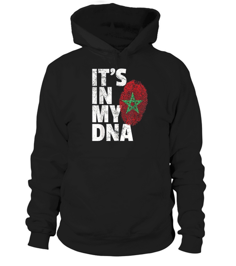 Its In My Dna Morocco Flag Moroccan Hoodie Unisex