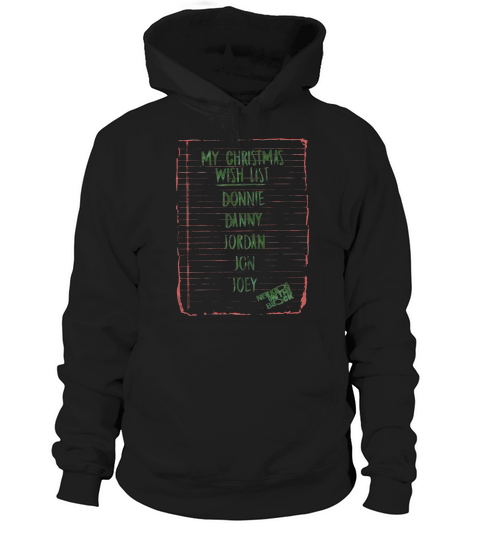 My Christmas Wish List New Kids On The Block Hoodie Unisex
