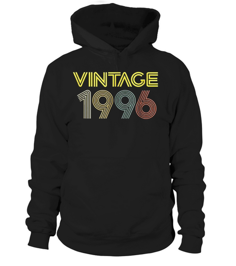 Vintage 1996 25 Years Old Birthday Hoodie Unisex