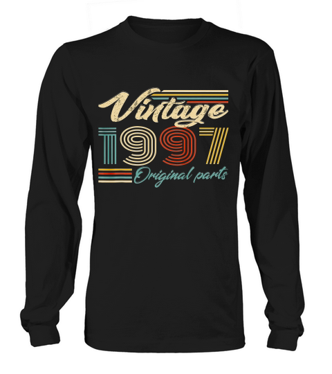 Made In 1997 Heart 22th Birthday Gift Vintage T-shirt Long sleeved Unisex
