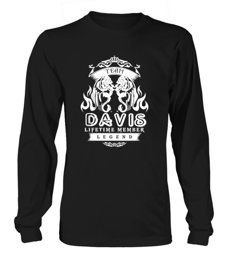 Team Davis Lifetime Member Long sleeved Unisex