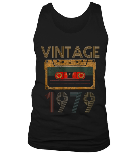 Happy 40th Birthday With Vintage 1979 T-shirt Tank Top Unisex
