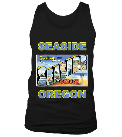 Lotta Seaside Oregon Postcard Greetings T-shirt Tank Top Unisex