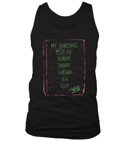 My Christmas Wish List New Kids On The Block Tank Top Unisex