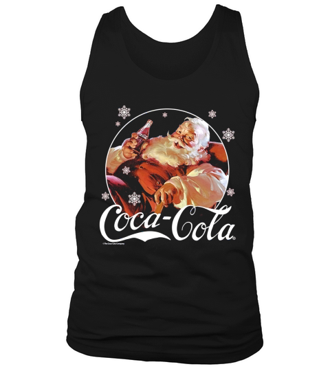 Original Coca-Cola Vintage Relaxing Santa Christmas Graphic sweater Tank Top Unisex