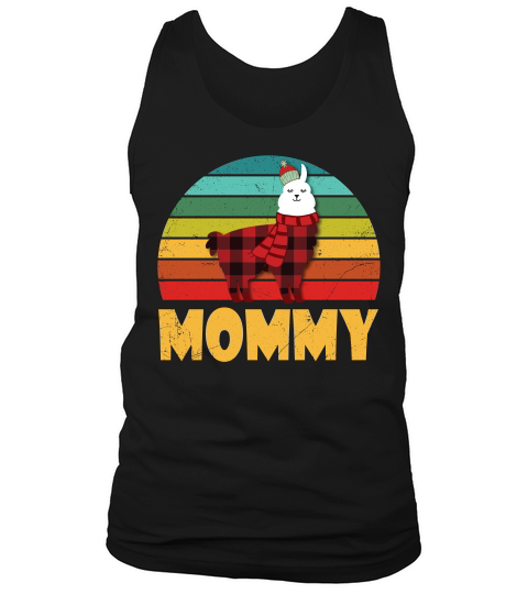 Vintagr Llama Mommy Tank Top Unisex