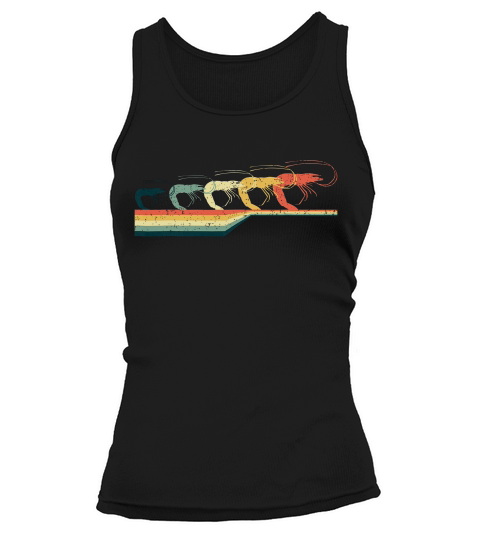 Shrimp Shirt, Vintage Retro Style T-shirt Tank top Woman