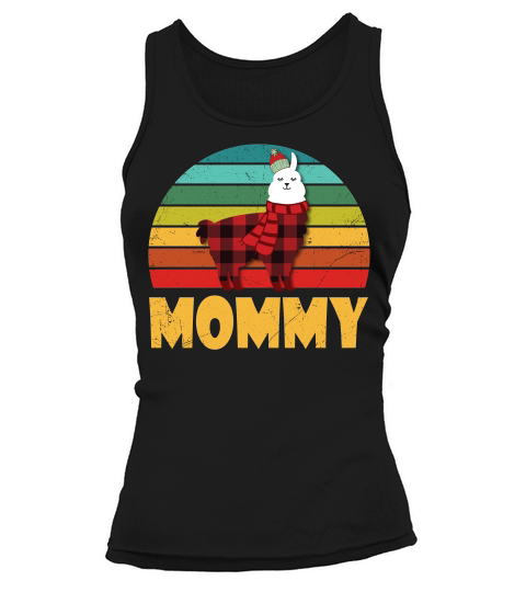 Vintagr Llama Mommy Tank top Woman