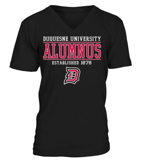 Duquesne University Alumnus V-Neck T-shirt