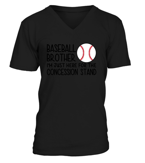 Funny Baseball Brother Sport Baseball For Men V-Neck T-shirt