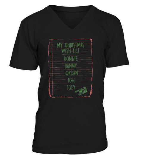 My Christmas Wish List New Kids On The Block V-Neck T-shirt