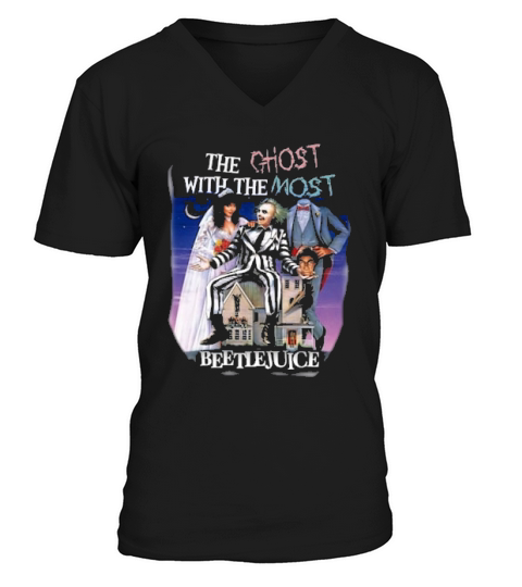 The Ghost With The Most Beetle Juice V-Neck T-shirt