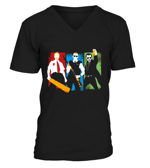 Three Flavours Cornetto Trilogy V-Neck T-shirt