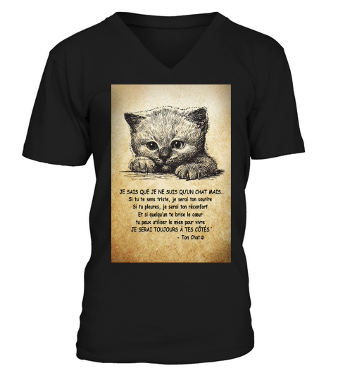 Ton Chat V-Neck T-shirt
