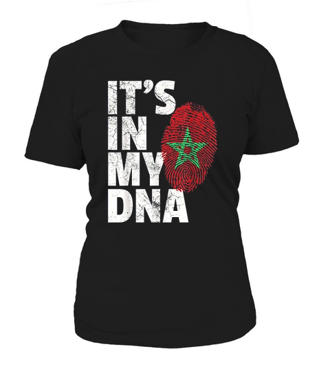 Its In My Dna Morocco Flag Moroccan Women's T-Shirt