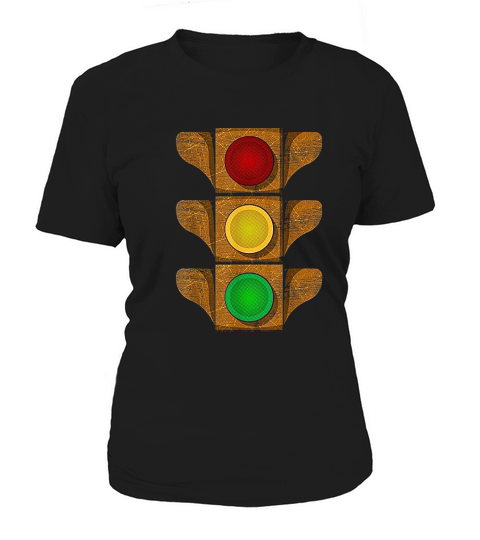Traffic Light Vintage Rusty Stoplight Stop Go Caution Signal Women's T-Shirt