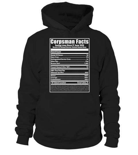 Corpsman Facts Hoodie Unisex