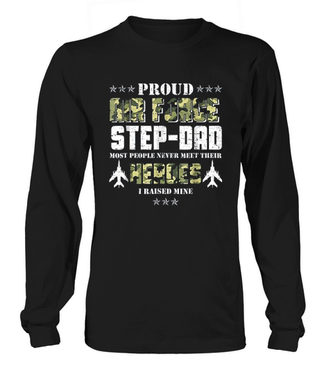 Vintage Proud Air Force Step Dad Long sleeved Unisex