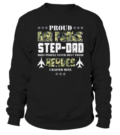 Vintage Proud Air Force Step Dad Sweatshirt Unisex