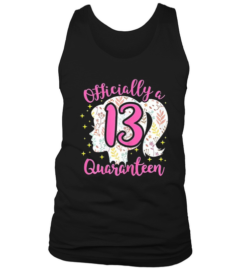 13th Birthday Official Quaranteen Girl Teenager Born In 2008 Tank Top Unisex