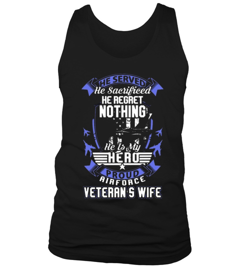 air force veterans wife shirt Tank Top Unisex