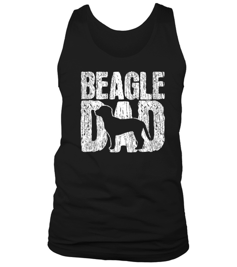 Beagle Dad Father Fathers Day Gift Vintage Dog Owner Premium Tank Top Unisex