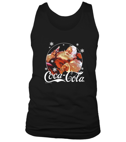 Coca-Cola Vintage Relaxing Santa Christmas Tank top Woman Tank Top Unisex