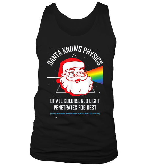 Tyson Santa Knows Physics Christmas Tank Top Unisex