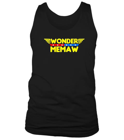 Wonder Memaw Mothers Day Gift Mom Grandma Tank Top Unisex