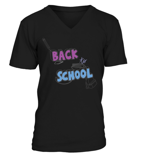 back to school (30) V-Neck T-shirt
