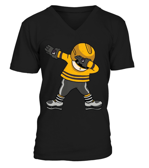 Dabbing Hockey Player T-shirt Dab Gifts Boys Vintage Shirts V-Neck T-shirt