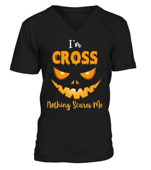 Halloween I Am Cross V-Neck T-shirt