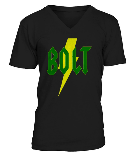 Lightning usain bolt V-Neck T-shirt