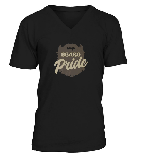 Mens Beard Pride Beard Lovers Dont Shave Vintage Tee V-Neck T-shirt