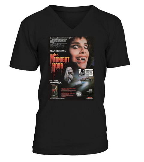 The Midnight Hour 1985 Horror Movie Halloween V-Neck T-shirt