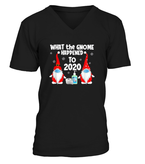 What The Elf Happened To 2020 Christmas Elf V-Neck T-shirt