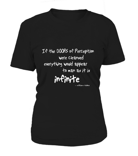 Doors of Perception T-Shirt William Blake Quote Tee Shirt Women's T-Shirt