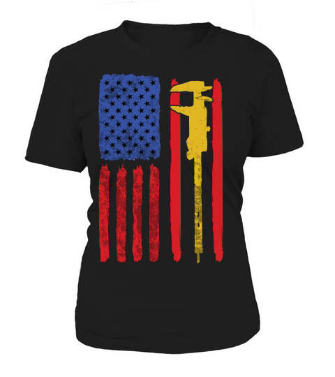 Machinist American Flag Machinist Gift T-shirt Women's T-Shirt