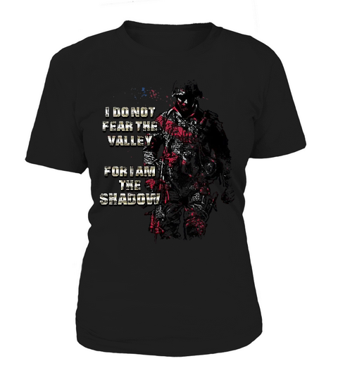 Military American Flag Soldier I Am The Shadow Women's T-Shirt