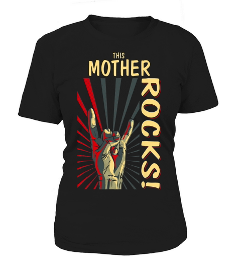 This Mother Rocks Vintage Retro Concert 70s 80s T Shirt Women's T-Shirt