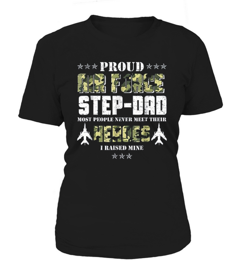 Vintage Proud Air Force Step Dad Women's T-Shirt