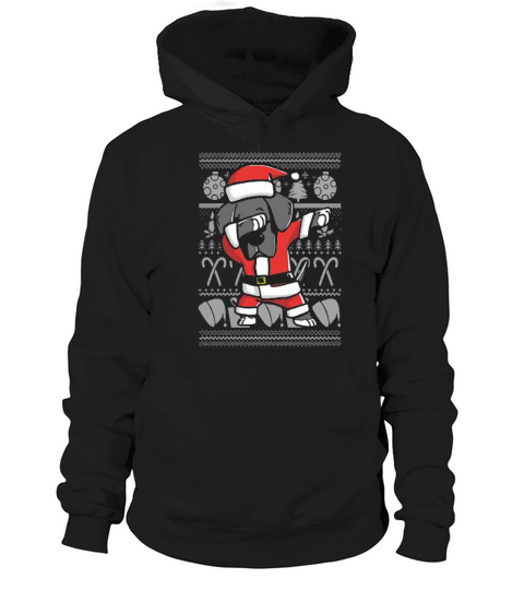 Funny Great Dane Dabbing Dog Dab Ugly Christmas Hoodie Unisex