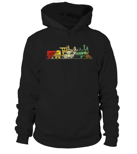 Retro Steam Locomotive Vintage Train Shirt Hoodie Unisex