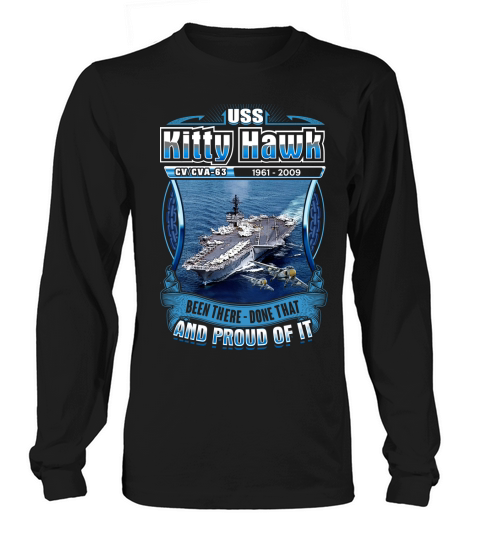 USS Kitty Hawk Long sleeved Unisex