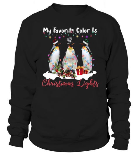 Christmas Light Is My Color Sweatshirt Unisex