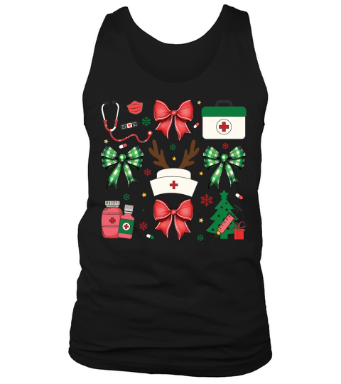 CoquetteNurseChristmas Tank Top Unisex